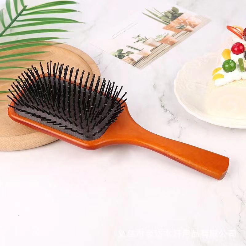 wooden scalp massager and comb wooden scalp massager and comb